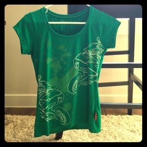 Mundano skater girl green t shirt